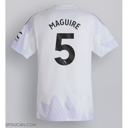 Muški Nogometni Dres Manchester United Harry Maguire #5 Gostujuci 2025-26 Kratak Rukav